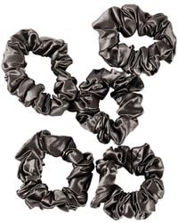 Soft Strokes Silk - Pure Mulberry Silk Regular Scrunchie Set Of Five - Lyst