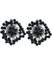 Fairchild Baldwin - Button Earrings Jet - Lyst