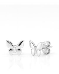 Unaloe - Butterfly Drop Earrings - Lyst