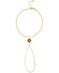 LINYA JEWELLERY - Pole Star Bashmer Hand Chain Celestial Sahmaran - Lyst
