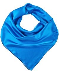 Soft Strokes Silk - Pure Silk Scarf Glacier Solid Colour Collection Sky Large - Lyst