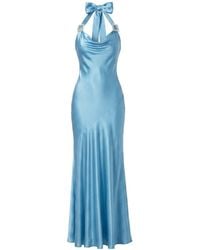 Belsize25 - Mayfair Series – Crystal Buckle Halterneck Dress - Lyst