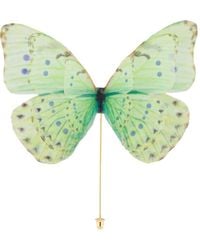 Oana Savu - Pin Silk Butterfly Brooch - Lyst