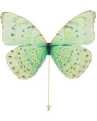 Oana Savu - Pin Silk Butterfly Brooch - Lyst