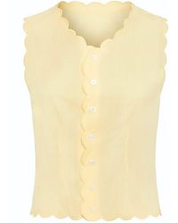 Montce - Sunshine Scalloped Vest - Lyst
