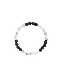 Olivia Le - Dreamy Black & White Gem Bracelet - Lyst