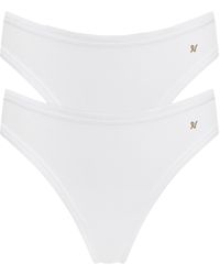 Nudea - The Organic Cotton Mini Brief 2 Pack - Lyst