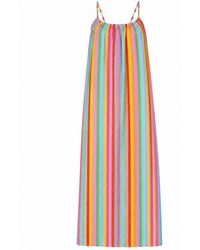 DHARA SHETH DUBAI - The Palette Colorful Stripes Cotton Maxi Dress - Lyst
