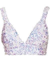 Ofuure - Liza Sequin Bra Top - Lyst