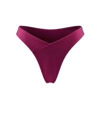 Veroni Swim - Margot V-Cut Bottom - Lyst