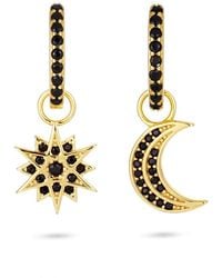 Gold Trip - Celestial Moon & Star Huggies - Lyst