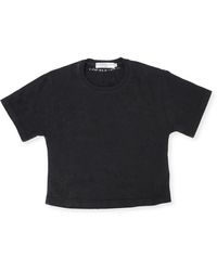 Bradford Row - Sirena Distressed Crop Tee - Lyst