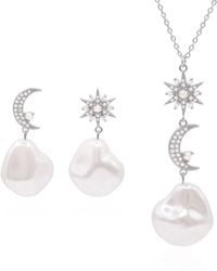 Luna Charles - Pearl Drop Gift Set - Lyst