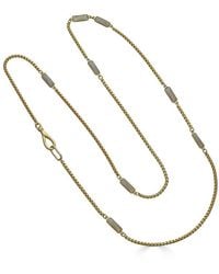 Loni Paul Jewelry - Moonstone Baguette Long Necklace - Lyst