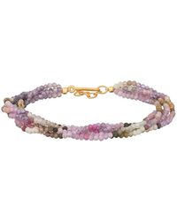 Opium Jewels - Multi Strand Thread Bracelet - Lyst