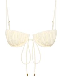 Aura Maris Resort - Verus Underwire Draped Bralette - Lyst