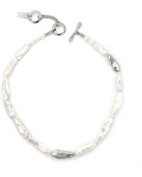 Biko Jewellery - Elle Pearl Collar - Lyst