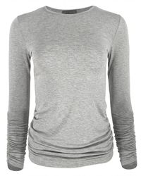 OFF GRID - Anapai Marl Bamboo Sleeved Top - Lyst