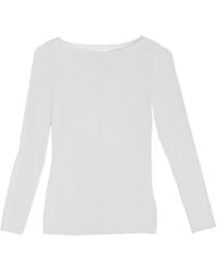 At Last - Slash-Neck Base Layer - Lyst