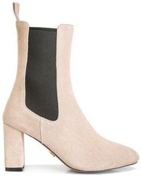 Rag & Co - Neutrals Gaven Suede High Ankle Chelsea Boots - Lyst