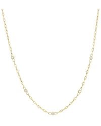 Dinny Hall - Lab Sapphire Paperclip Chain Necklace - Lyst