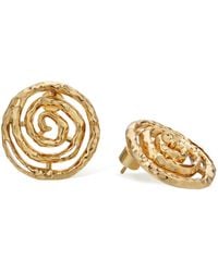 Retro Chic - Eternal Spiral Round Earring - Lyst