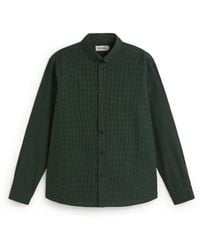 Thinking Mu - Ant Dark Checkered Shirt - Lyst