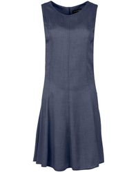 Conquista - Denim Style Viscose Cloche Dress - Lyst