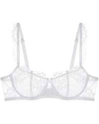 Journelle - Isabel Balconette Bra Blanc - Lyst