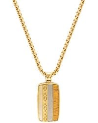 Nialaya - Trinity Pendant Necklace - Lyst