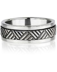 Charlotte's Web Jewellery - Mayan Warrior Silver Spinning Ring - Lyst
