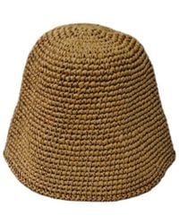 Springmoonatelier - Raffia Bucket Custom Summer Hat - Lyst