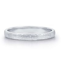 Azura Jewelry New York - Everwood Carved Band Vermeil - Lyst