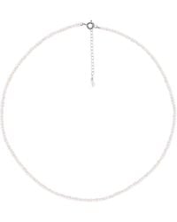 Pearl Code - Round Freshwater Pearl Choker, Necklace - Lyst