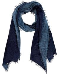 Vanilla&Chocolate - Two Tone Scarf Blueberry Two Flavor - Lyst