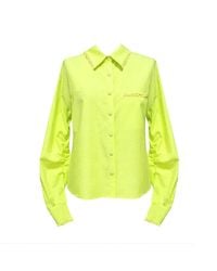 Arto. - Sunshine Puff Textural Cotton Shirt - Lyst