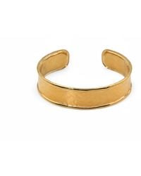 Miss Cecilia - Molten Cuff Bangle Bracelet - Lyst