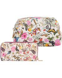 Fable England - Floral Engravings Cosmetics Pouch & Large Zip Purse Set - Lyst