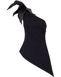 Julia Allert - Feminine Asymmetric One-Shoulder Blouse - Lyst