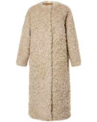 Jakke - Neutrals Arc Lines Coat - Lyst