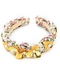 ADIBA - Neutrals Cherry Blossom Handmade Headband - Lyst