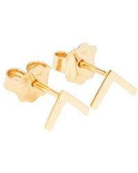Gallery - Mini Angle Earrings - Lyst