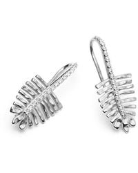 With Love Darling - Tulsi Leaf Earrings - Lyst