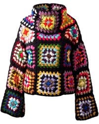 Ana Chic - Granny Square Handmade Crochet Jumper - Lyst