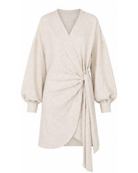 Nola - Neutrals Heta Dress Natural - Lyst