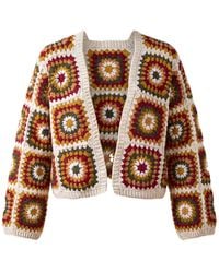 Ana Chic - Autumn Sunburst Handmade Crochet Cardigan - Lyst