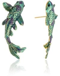 Milou Jewelry - Koi Fish Earrings - Lyst