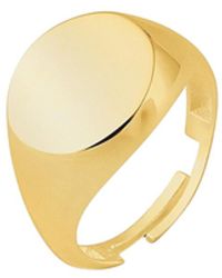 Spero London - Signature Round Sterling Signet Ring - Lyst
