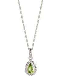 Charlotte's Web Jewellery - August Birthstone Sterling Necklace - Lyst