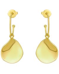 MOUNIR LONDON - Teardrop Oval Hoop Earrings - Lyst